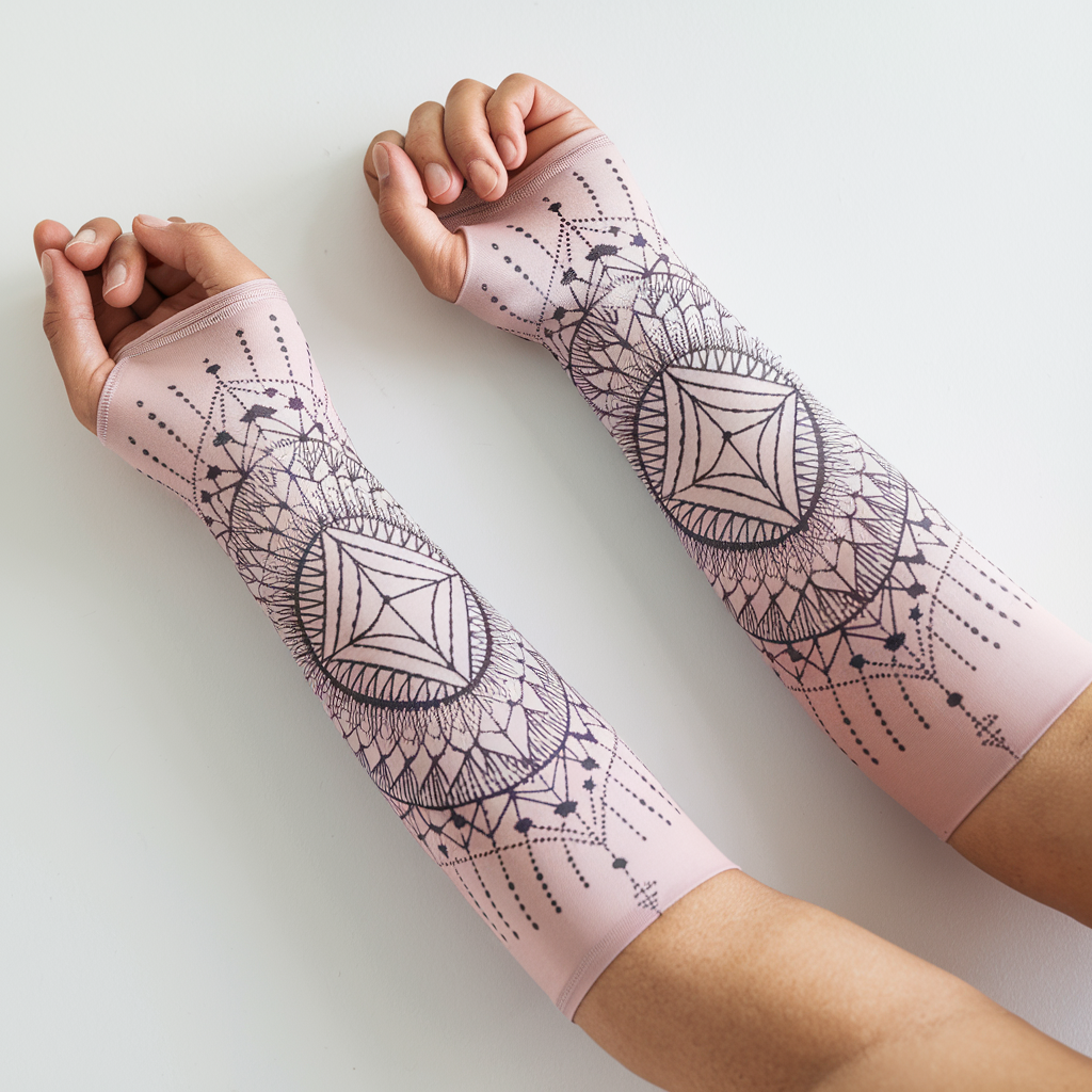 Midnight Menace blackwork sleeve